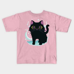 Cute space cat Kids T-Shirt